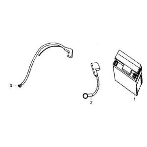 Batterie BTC Grande Retro rouge