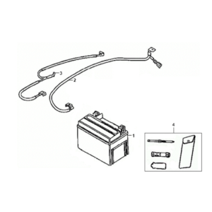 Kit batterie/outils Sym X'PRO 125