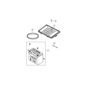 batterie Kymco Sento 4 temps marron