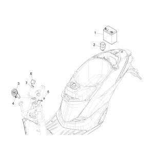 Batterie ABS Liberty 125 IGET 4T 3 V IE E4 2015 - 2019 (EMEA)