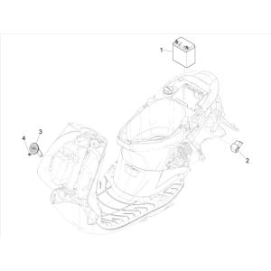 Batterie 4 temps Piaggo Zip (injection euro5 IGET)