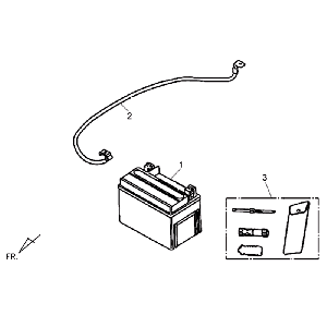 Batterie Sym Symphony SR (BK5560) noire