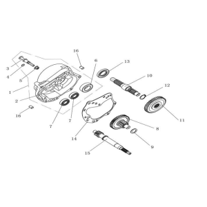 Essieu arrière AGM Ape50 blanc