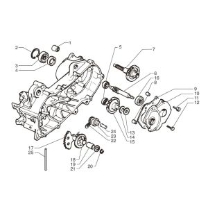Essieu arrière Beta Ark-k AC skull 2010 2 temps 25