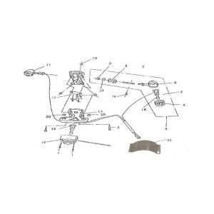 Feu arrière Eagle-Wing Torino 125cc