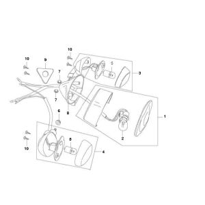 Feu arrière Rover Fun 4 temps