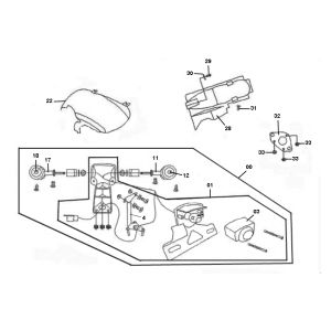 Feu arrière Santini Firenze 4 temps