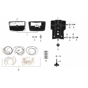 Feu arrière Zundapp C50 Sport 529-010, 2020 à 2023