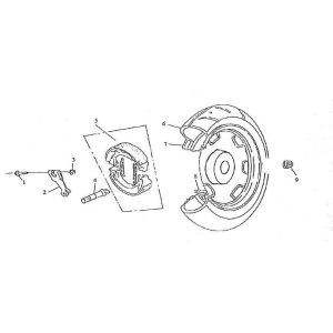 Roue arrière Viraggio Retro (Sensa) 125cc