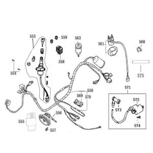 Faisceau de câblage de verrouillage d'allumage AGM New Flash (EURO 2 ; pour 2018)