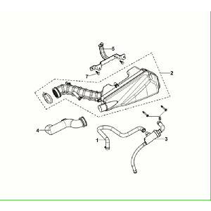 Boîte à air  Sym Fiddle ll Euro 5