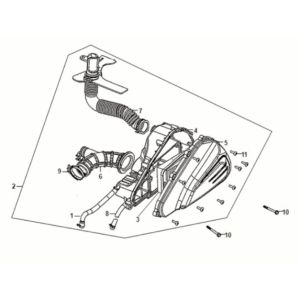 Boîte à air  Sym Jet 14 50I E5