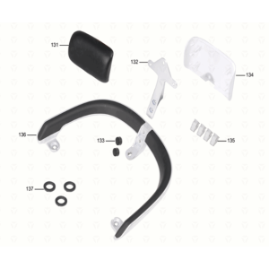 Dosser/porte-bagages arrière Yadea G5