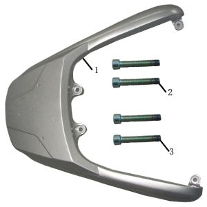 Porte-bagages China Touring bleu