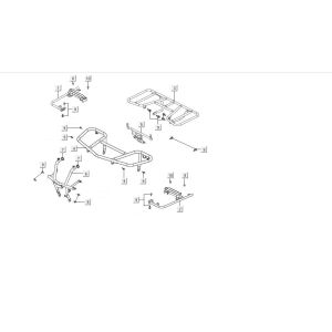 Porte-bagages Kymco MXU 300