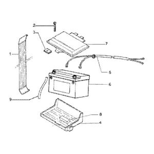 Batterie Gilera Runner 180cc FXR 2 temps