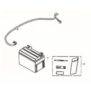 Boîte à outils à batterie Sym Jet 14 50I E5
