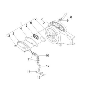 Filtre SLS Piaggio New Fly 4 temps 4 soupapes