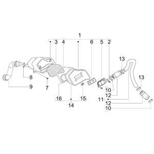 Filtre SLS Piaggio Liberty 2 temps