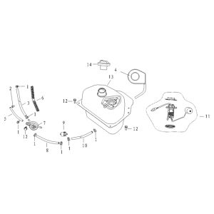 Réservoir d'essence Agm Supreme