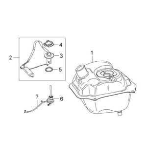 Réservoir d'essence Berini Speedy 4 temps
