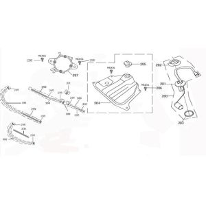 Réservoir de carburant Edwards Tomorrow Legend anthracite mat