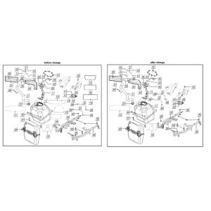 Réservoir d'essence Kymco Myroad 700i