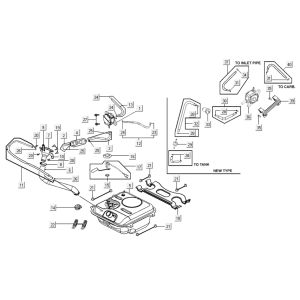 Réservoir de carburant Kymco New Dink 4 temps or