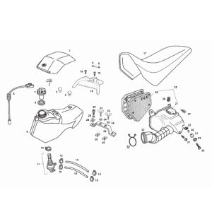 Réservoir de carburant SENDA SM DRD 2006