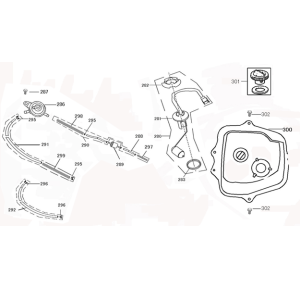 Réservoir de carburant Vom Riva Sport bronze