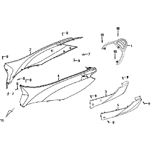 Placage Sym Symphony (WH871) blanc