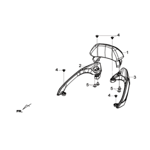 Support L/R Sym Joymax 300I ABS E3 2014-2016