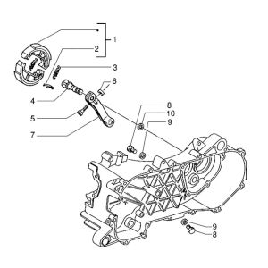 Levier de frein Piaggio Zip RST