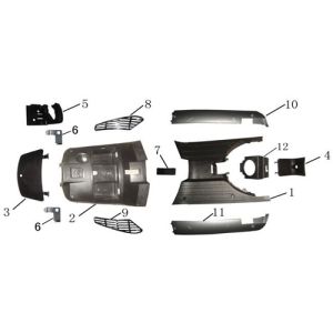 BTC Bellagio (12 pouces) 18 noir