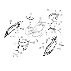 Sellebak Kymco Vitality 4t ac anthracite