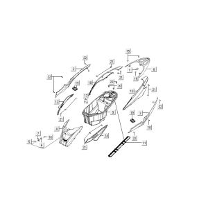 Sellebak Kymco VP50i injection euro 4 tecno argent