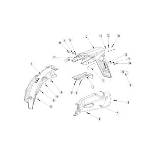 Garde-boue arrière Bye-Bike-Bye Bike Achterspatbord