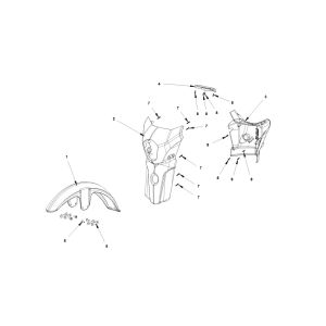 Garde-boue Bye-Bike-Bye-Bike Spatbord