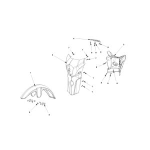 Garde-boue Bye-Bike-Bye Bike Spatbord