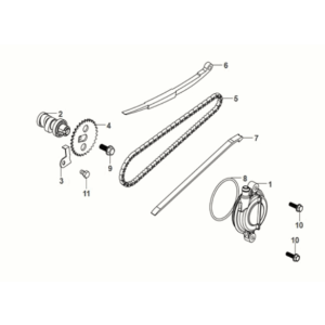 Arbre à cames Sym Mio 50I E5