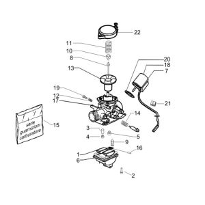 Pièces de carburateur Piaggio Zip 2000 4 temps AC