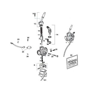 Carburateur Derbi Senda SM DRD 2006