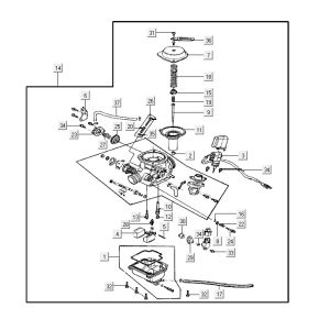 Carburateur Agility CITY 16 150