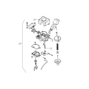 Carburateur Kymco Agility FR 12" 4 temps euro4 noir