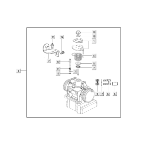 Carburateur Kymco Super8 Street 50i E4 Gris mat