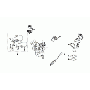 CARBURATEUR SYM ORBIT III NOIR