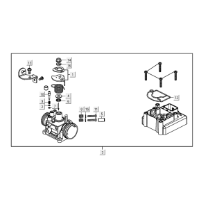 Carburetor Kymco Super8 R E5