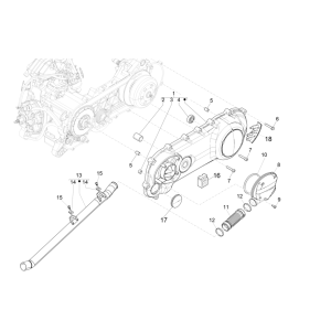 Housse cartel pour Piaggio NRG Power 50 2 temps LC Euro 4