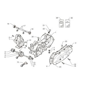 Vilebrequin Vilebrequin Yamaha Jog-R AC 2 temps