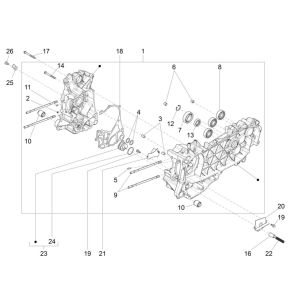 Carter Piaggio Liberty 125 4 temps 3V IE ABS (IGET Euro 5)